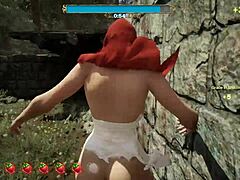 Catch me! Red riding hood has sex in hentai game episode 1 valentine date!