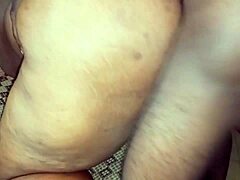 سيدتي ذات المؤخرة السوداء العريضة تنحني بجسمها المنحني السمين وكسها الضيق لنيك زب أسود كبير