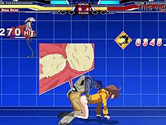 dongwan vs rinne in cartoon sex with cumshot