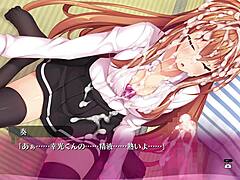 Hentai game featuring bukkake challenges in part 03