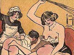 Vintage Drawings With Erotic Intrigue