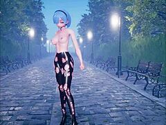 this cute anime girl is dancing and getting fucked in part 2