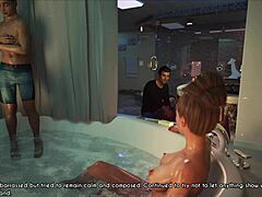 Жена и мачеха расслабляются в игровой сцене