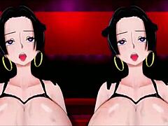 i'm vr boa hankcock cheating on luffy in the motel with a big cock, anime hentai reality 😳