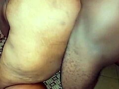 My wide black ass lady bends over with curvy fat body and tight pussy for big black cock pounding