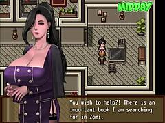 rebendo uma dupla espanhola de duas peitudas - jogo hentai - zombies retreat - parte 12