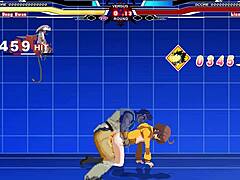 dongwan vs rinne in cartoon sex with cumshot