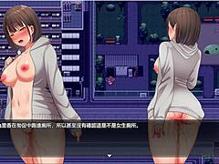 Night Walk 12: Hiding In Men's Toilet For Secret Masturbation Orgasm