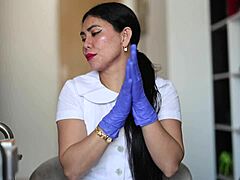 医院护士乳胶手套恋物ASMR