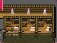 Witch's first prostitute job with handjob on cock