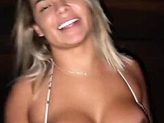 night adventure on the railroad, she's showing off and getting a nice load in her ass with tons of adrenaline, almost got caught!! vagninho and luna oliveira 🔥😈