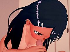 nagatoro in old uniform plays with big cock 😈