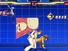 dongwan vs rinne in cartoon sex with cumshot