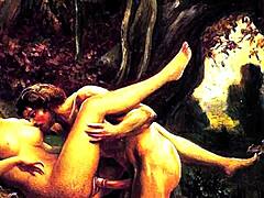 Vintage Drawings With Erotic Intrigue