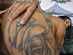 i'm luana lima with my giant tits messing around and giving up my ass backstage