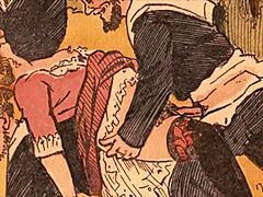 Vintage Drawings With Erotic Intrigue