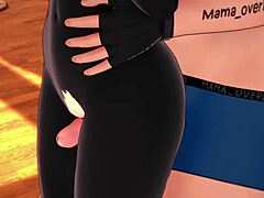 Saya uh rasa sangat teruja pasal novia saya berpakaian sebagai Enderman untuk fun hentai 3D di katil...