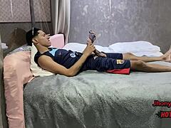 Rechte neef had verlichting nodig dus ik hielp uit