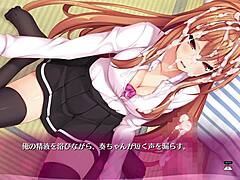 Hentai game featuring bukkake challenges in part 03