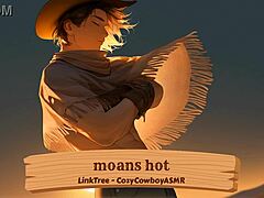 Hot moans from friend during orgasm with boyfriend solo.