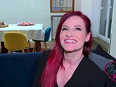 european tattooed milf slut with big ass discovers anal sex 🍑😲