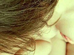 Hot POV handjob and huge cum on my titties 😍💦