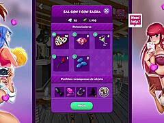 shannon the stripper makes booty calls in anime cartoon style with big ass