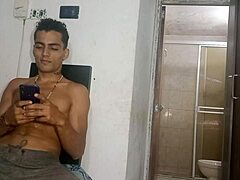 Thin stepsister offers passion, but he resists until she insists on his cock