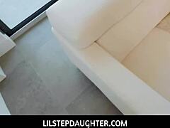 brunette teen seduces stepdad, or does he take control?