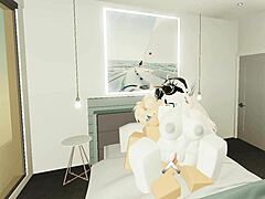 average roblox condo experience with experienced sex and riding in cowgirl position.