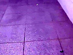 Amateur slut gets fucked hard at public gas station by attendant!