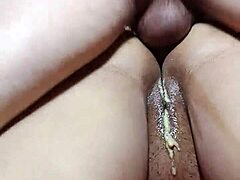 Intense chevauchée anale creampie d'une demi-heure avec éjac finale
