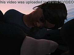 Franklin Feels Excited Getting Hooker Service In Car