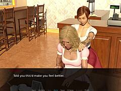 Blonde lesbians decide to play the girls with x-ray eyes demo in a fun session