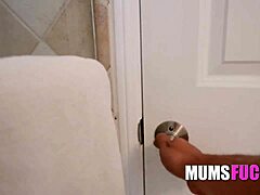 don't worry honey, stepmommy's here to help with your massive erection using cute handjob and blowjob