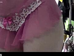 novinha linda showing her sexy lingerie ass?