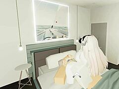 average roblox condo experience with experienced sex and riding in cowgirl position.