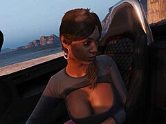 Franklin Feels Excited Getting Hooker Service In Car