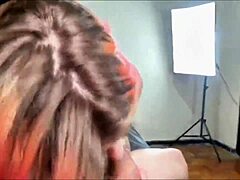 Husband comes home to wife with friends and joins in