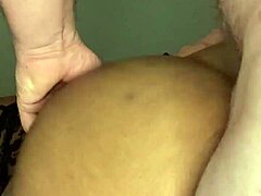 Interracial Fucking With White Cock Making Ebony Milf Ass Jiggle