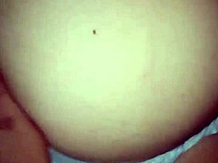 マミーがアルゼンチンミルフホアアクションで剃毛マンコにクリームパイ