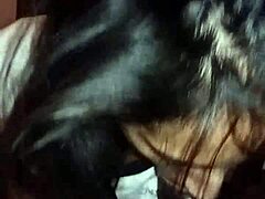 She demonstrated her incredible blowjob skills on that big cock.