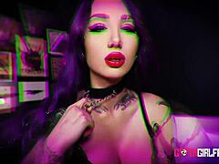 Inked Goth Valerica Steele Gets Wet On Wild Fuck Comeback