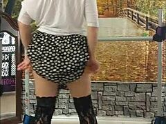 hotwife steffi pussy dance pmv 7, with panties and big pussy lips 😘