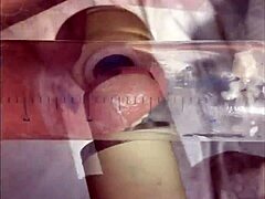 vibrator on soft cock leads to cum