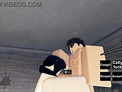 Slutty Roblox Girl Gets Fucked