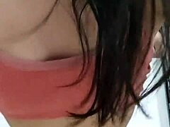 Amateur teen 18+ babe engages in sexy pussy play