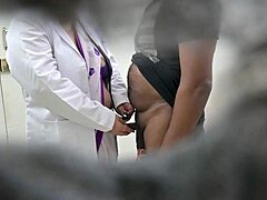 indian doctor with big natural tits satisfies sexual desire by fucking huge ass patient in hospital