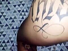 Neighbor Licks Latina Ass In Massage Leading To Orgasm. Then Cums Inside Pregnant Neighbor's Ass In Homemade Brazilian Lingerie Action.