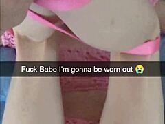 Verklig otroande flickvän blir husdjur cumslut på Snapchat - Richelle Rose